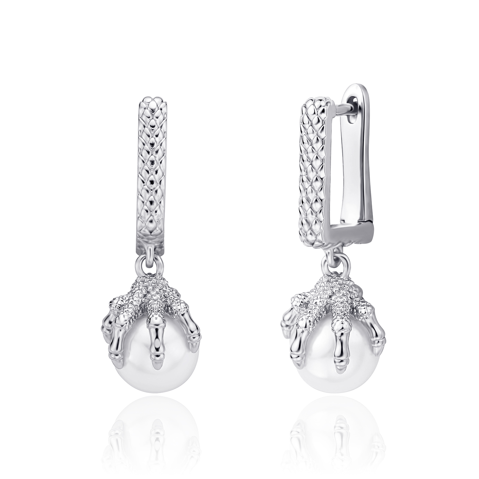 Earrings Tre Peal Claw - Gemajesty